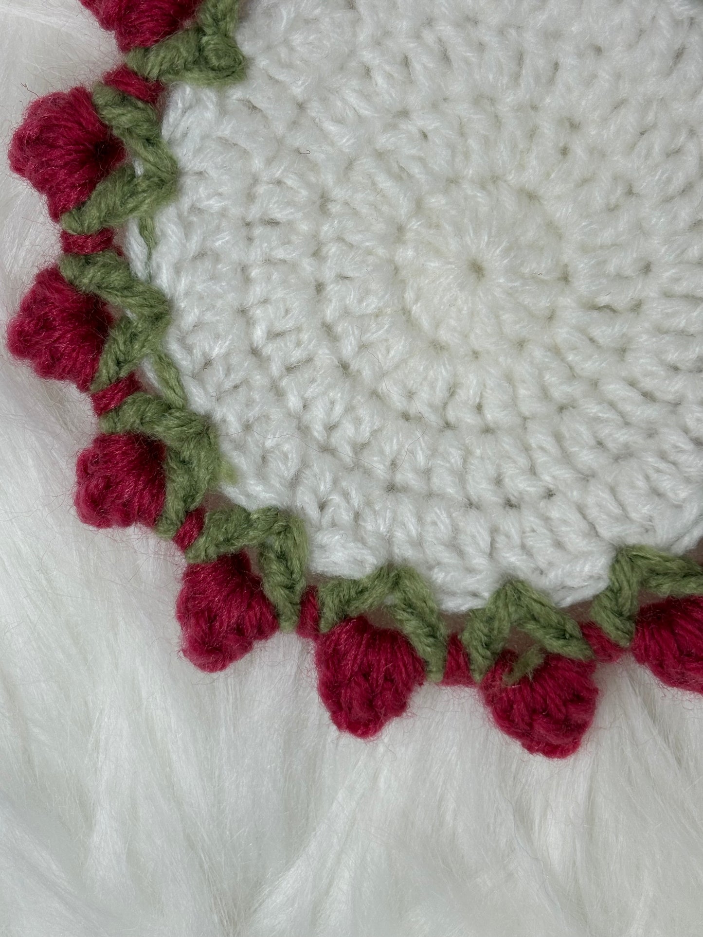 Crocheted Flower Coasters