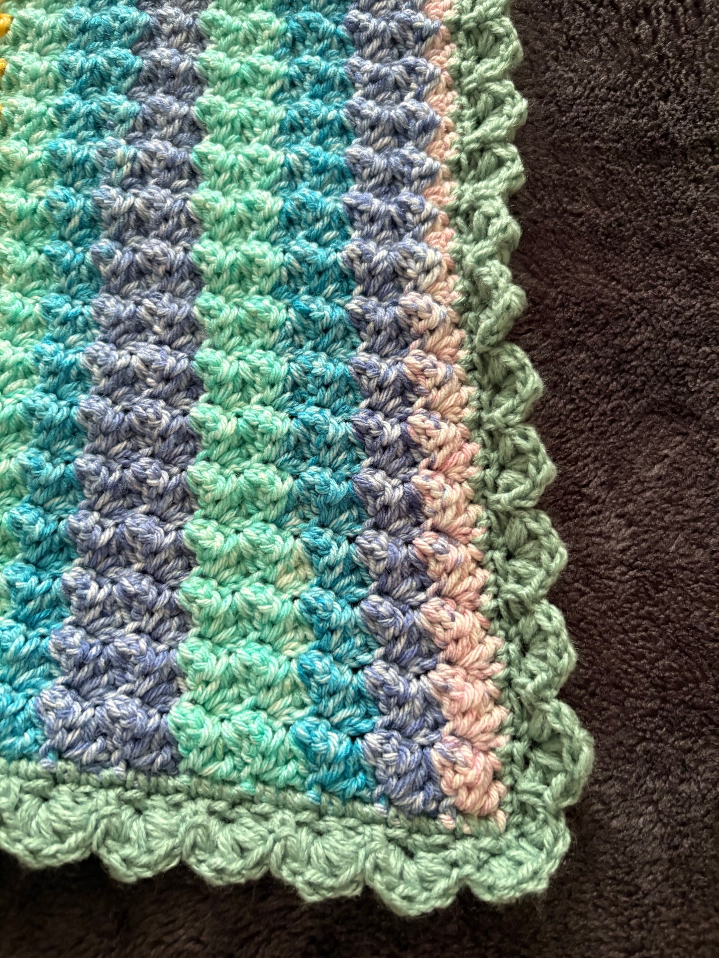 Crocheted Toddler Blanket