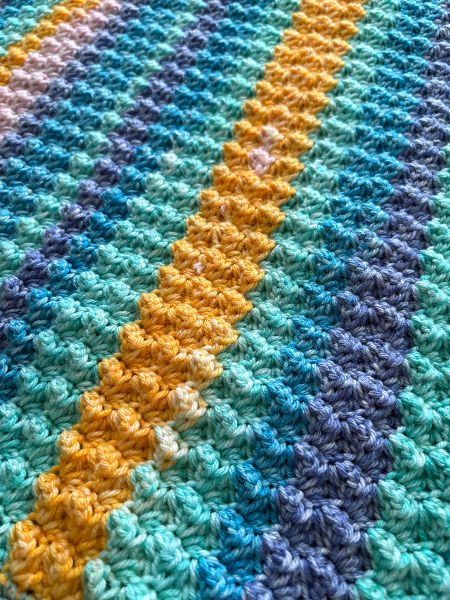 Crocheted Toddler Blanket