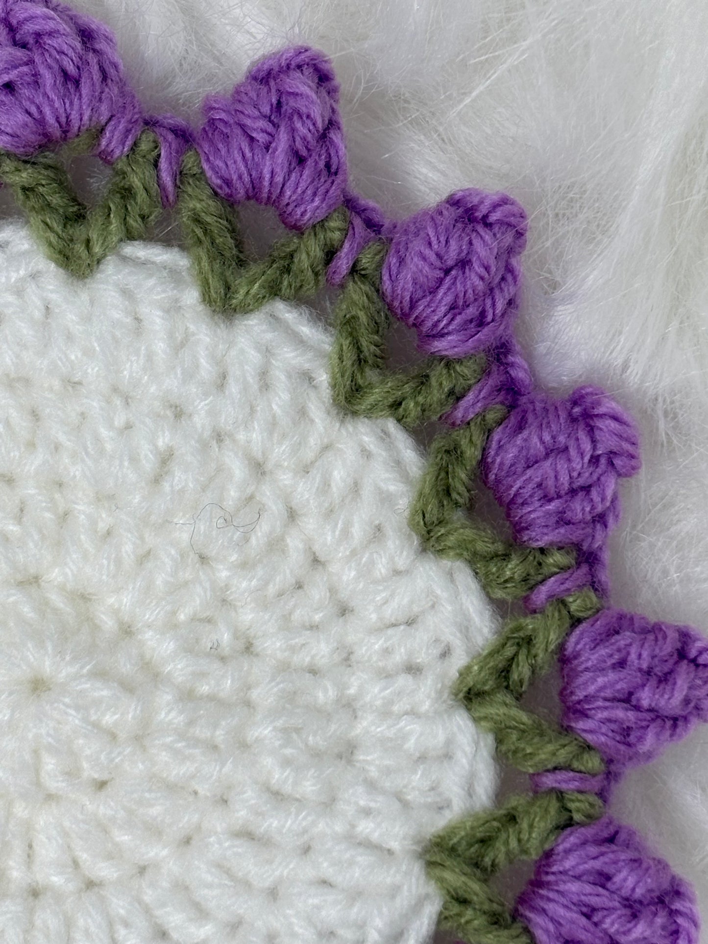 Crocheted Flower Coasters